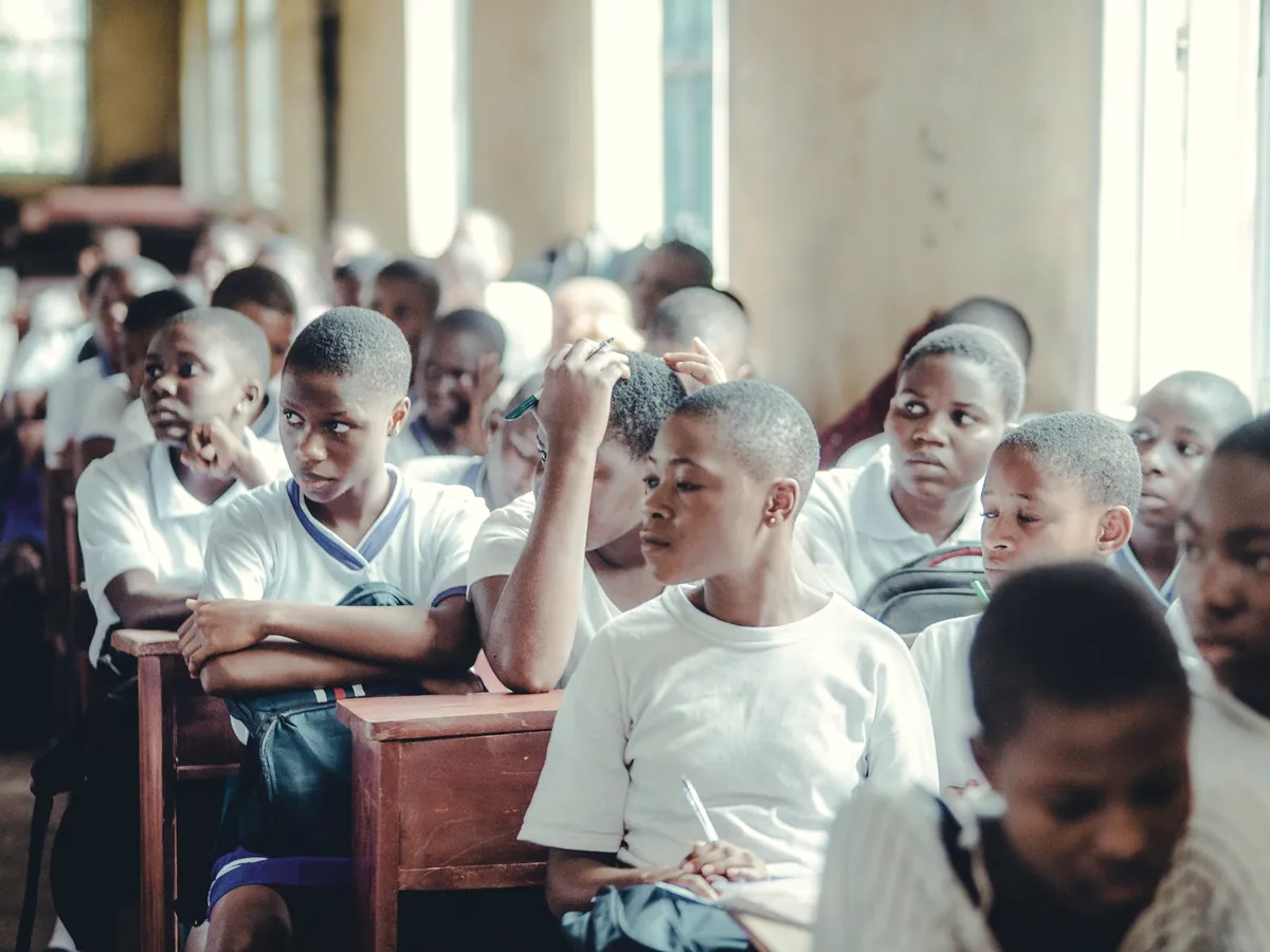 Trainees together in a classroom